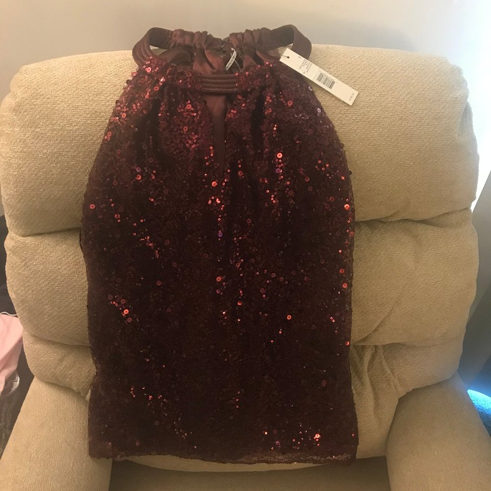 T Tahari Women's Sequin Top
